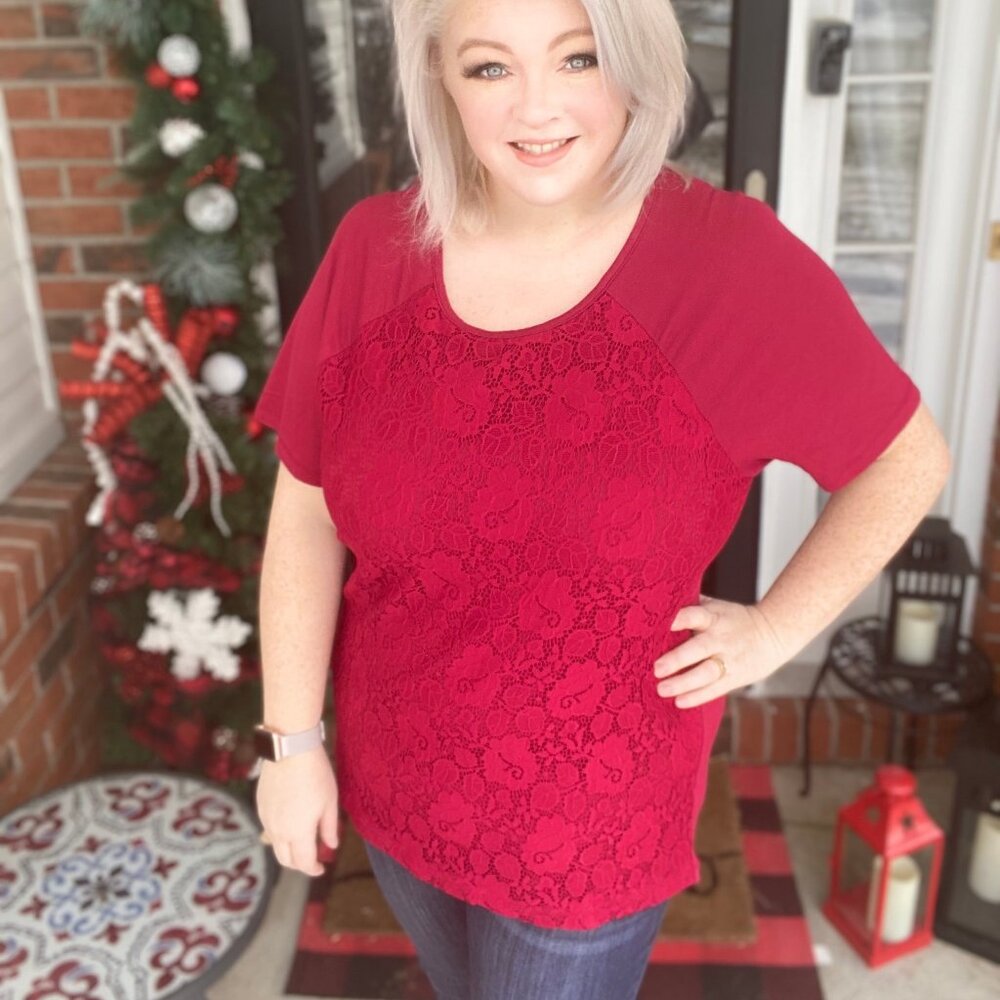 Juliet Lace Front Tee